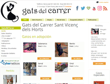 Tablet Screenshot of gatsdelcarrer.org